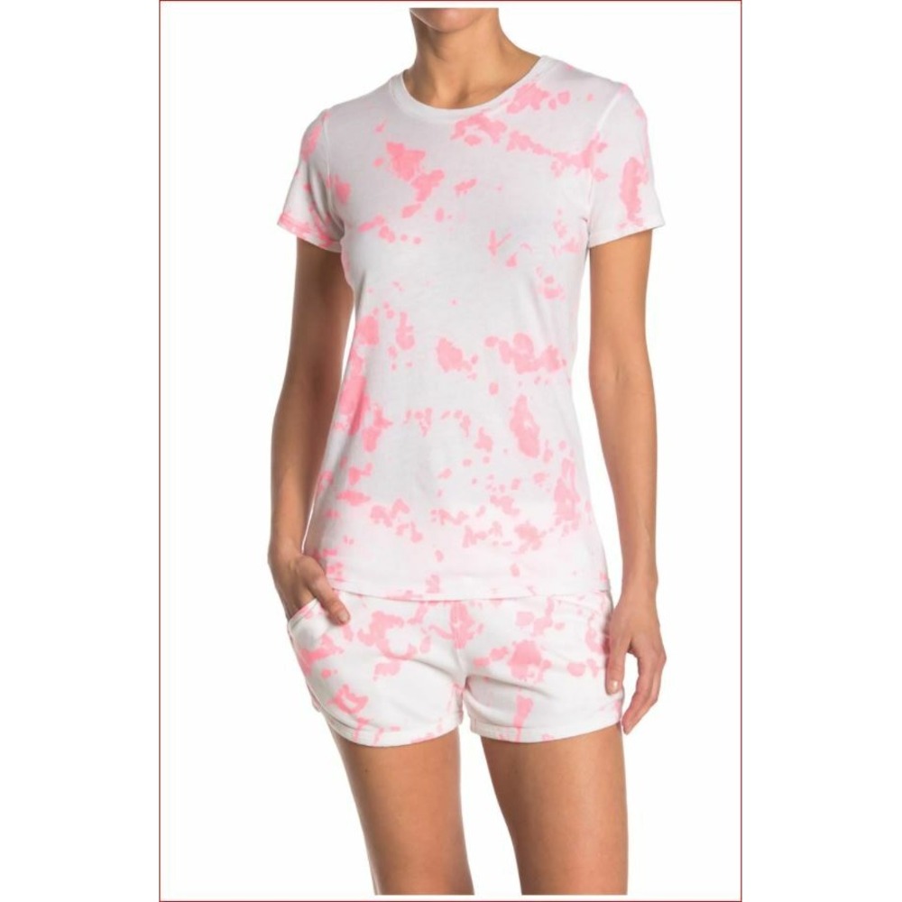 Sundry women tee t-shirt NR-02-168TD24 cotton modal tiedye sz 2 USA made $84
